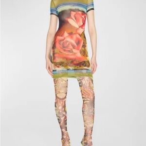 Jean Paul Gaultier Floral Print Dress